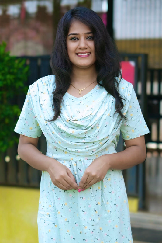 LuxeMint (Zipless Maternity Shawl)