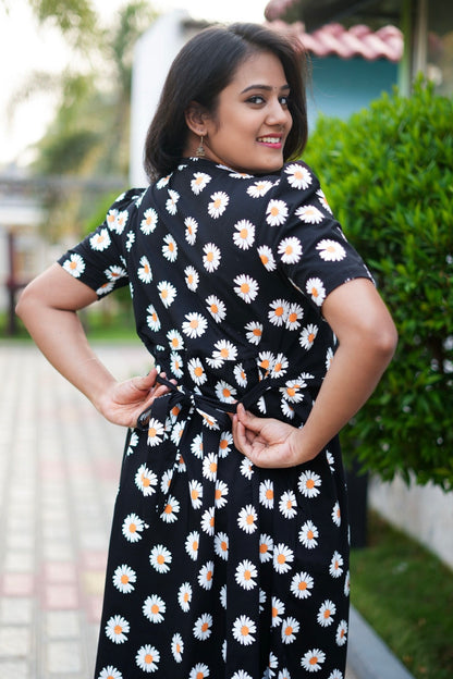 Casual Wear Attached Coat (Daisy Glow)