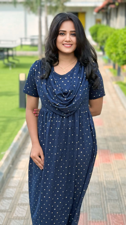 STARRY ELEGANCE (Casual Loungewear Shawl)
