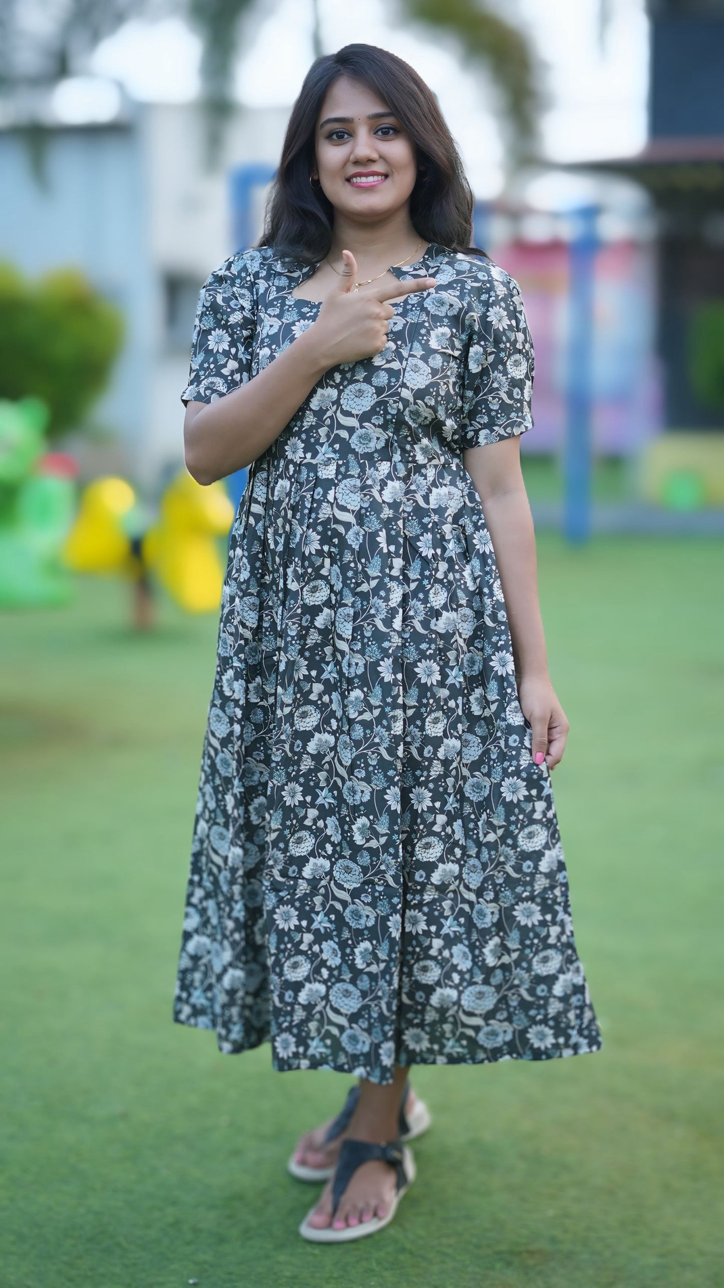 Maternity Cotton Kurti (BloomVanta)