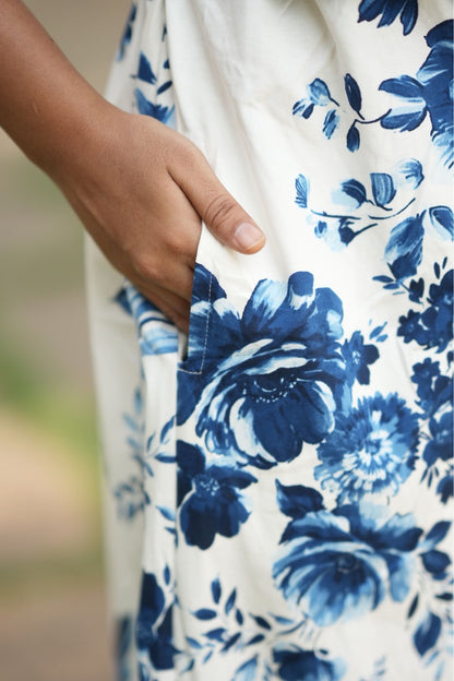 Royal Bloom (CASUAL LOUNGEWEAR COAT)