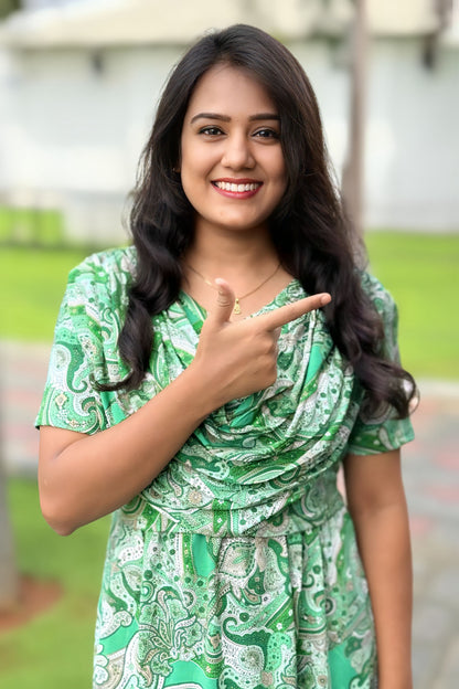 Velmira (Zipless Maternity Shawl)