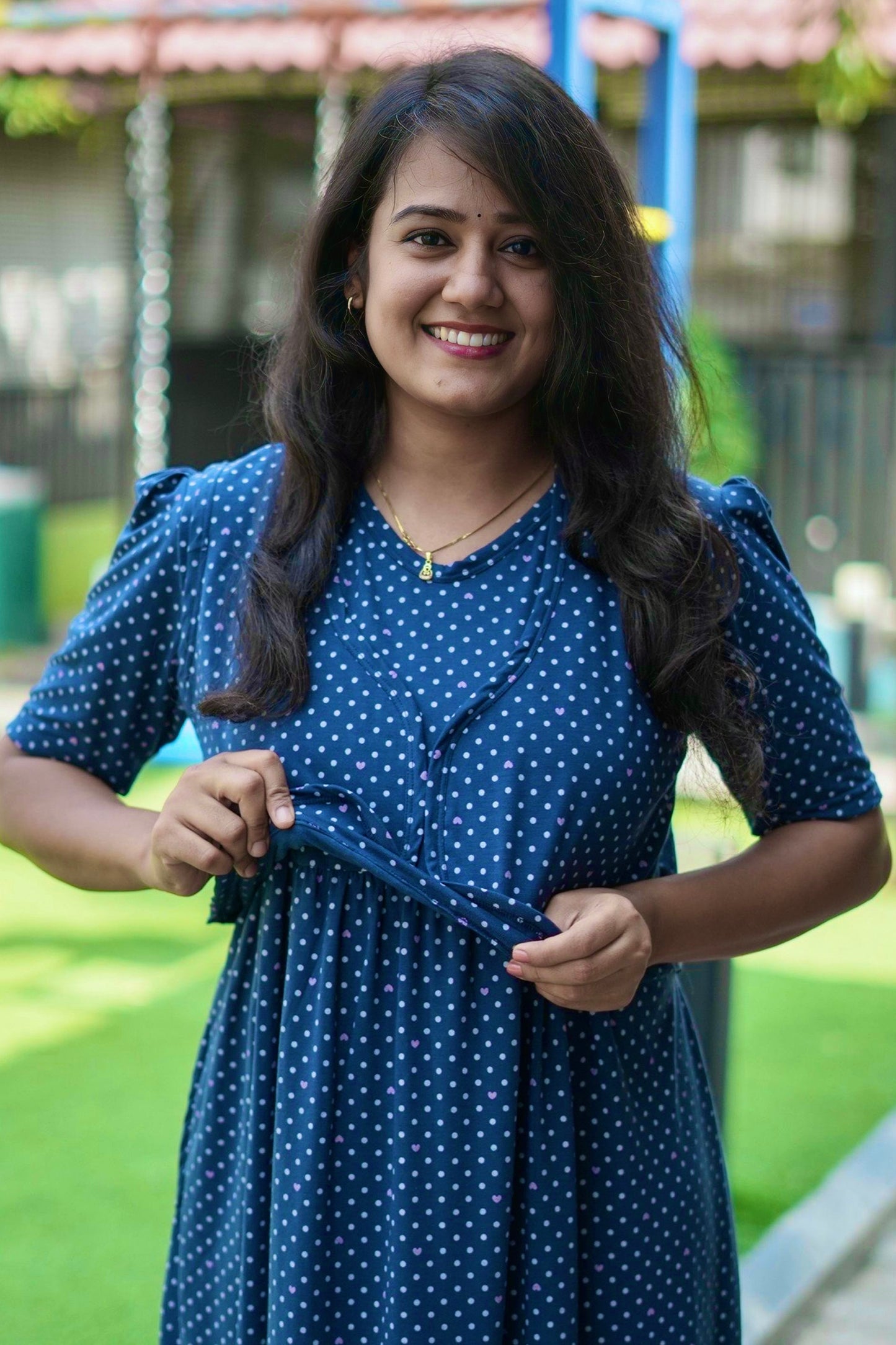 MATERNITY REMOVABLE COAT (Freckled)