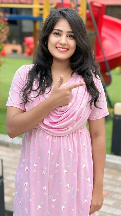 Pink Whisper (Casual Loungewear Shawl)