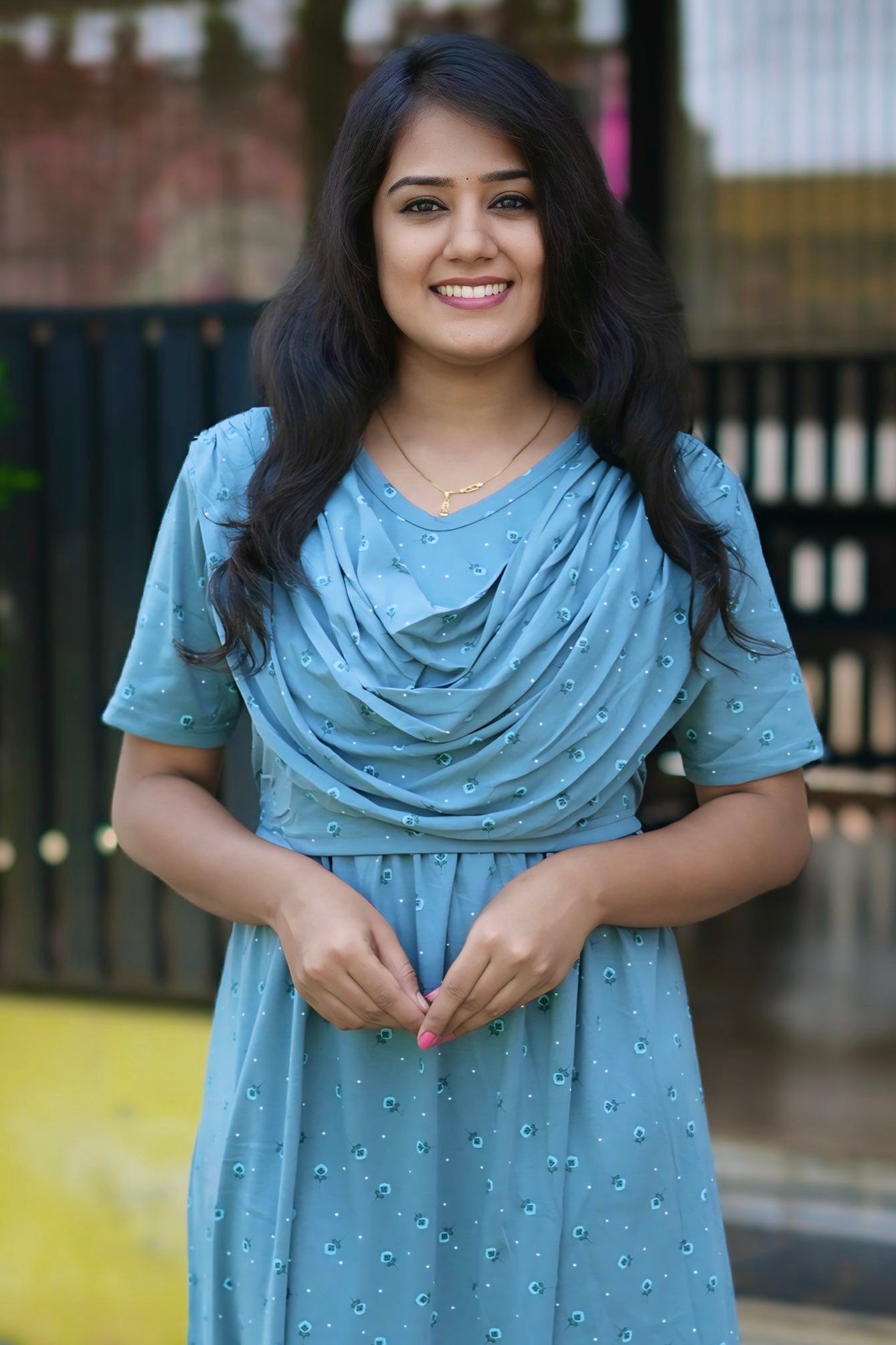 SerenBlue (Zipless Maternity Shawl)