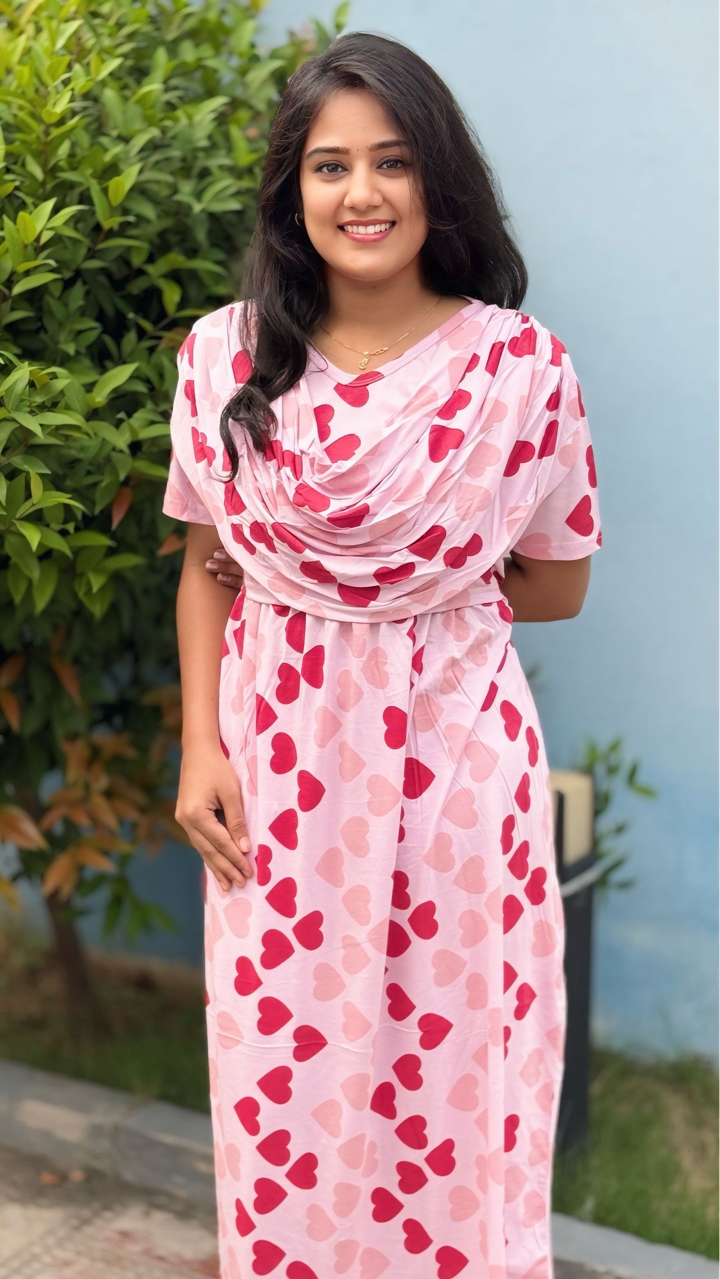 Heartelle (Zipless Maternity Shawl)