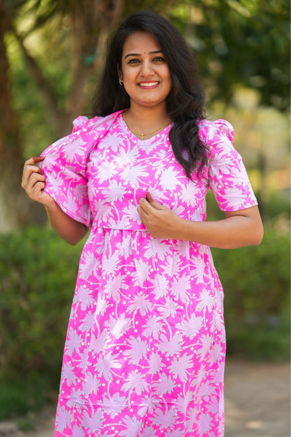 MATERNITY REMOVABLE COAT ( PINK RADIANCE )