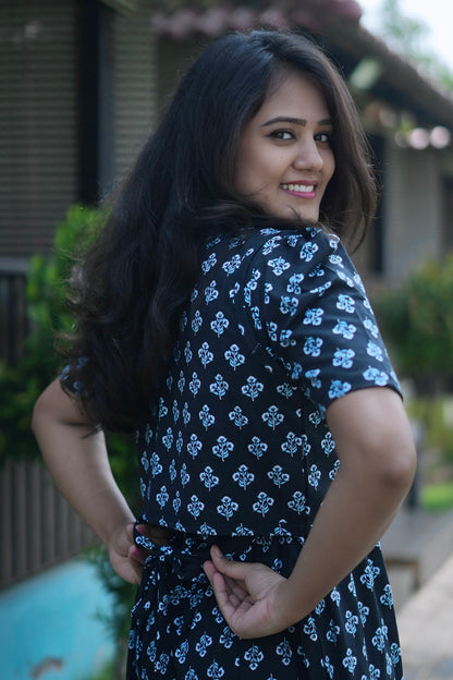 BlackOrna (CASUAL LOUNGEWEAR COAT)