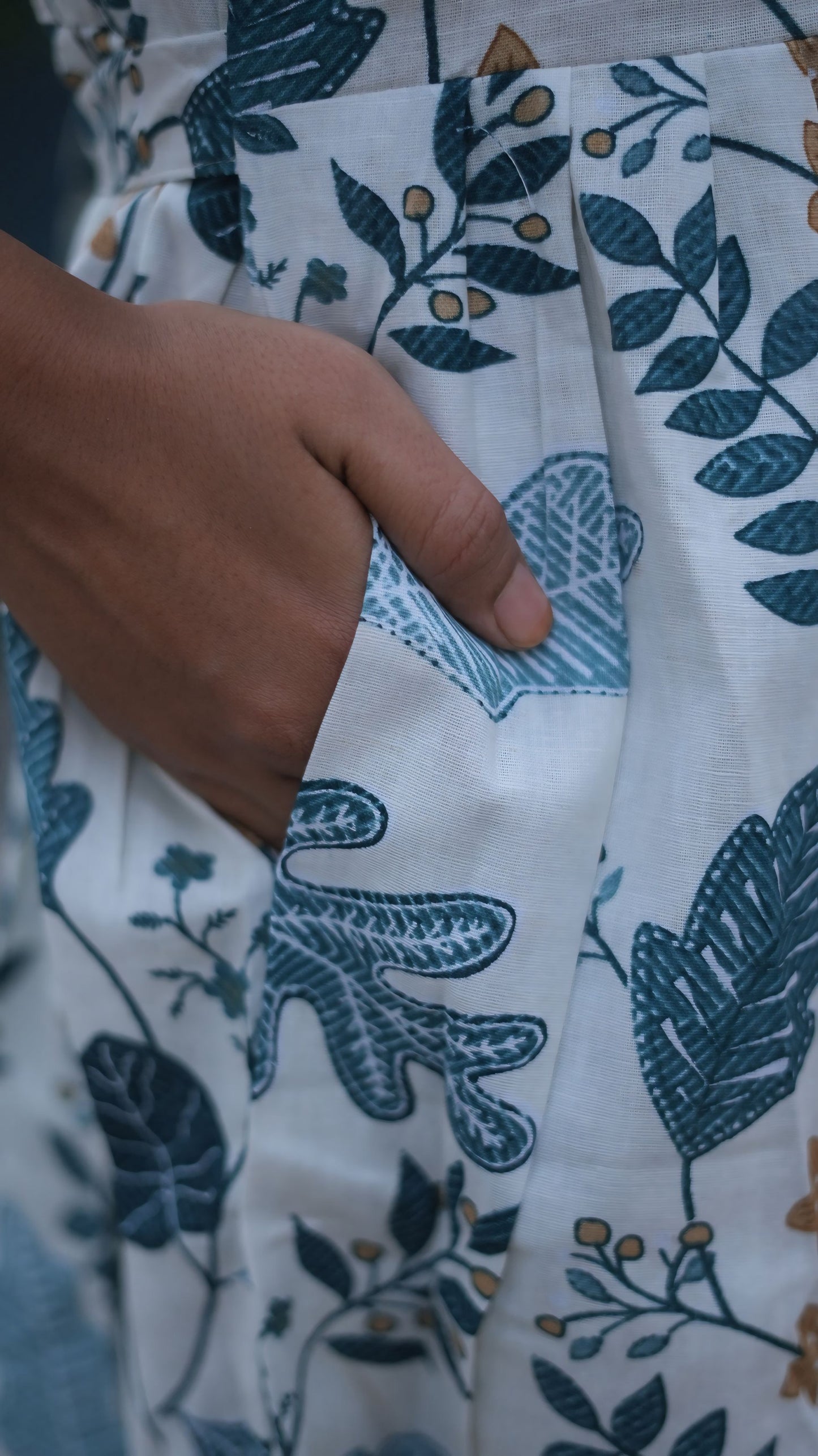 Maternity Cotton Kurti (FrostLeaf)