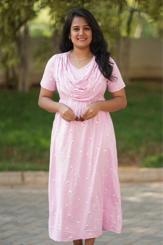 Pink Whisper (Casual Loungewear Shawl)