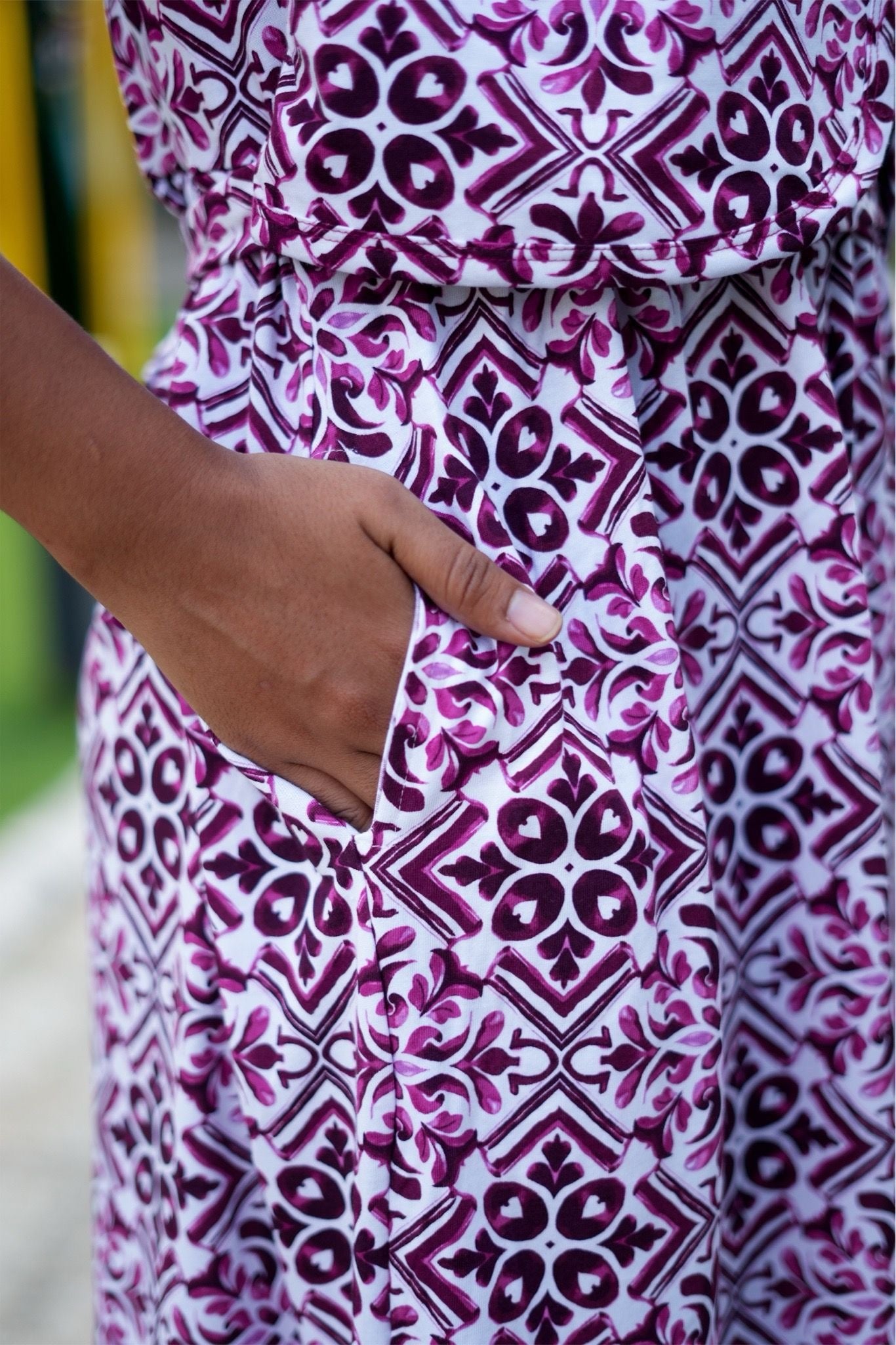 MATERNITY ATTACHED COAT (Violet Grace)