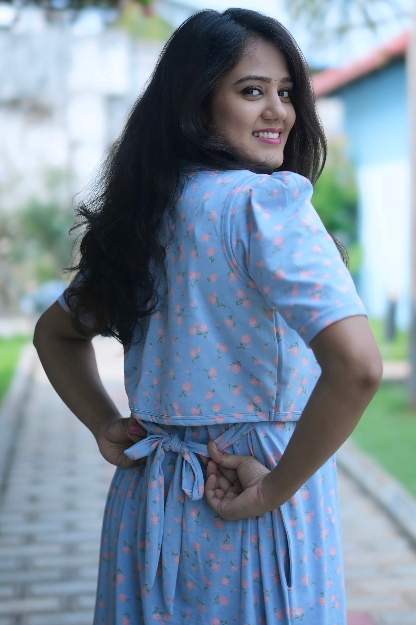 BlueBloss (CASUAL LOUNGEWEAR COAT)