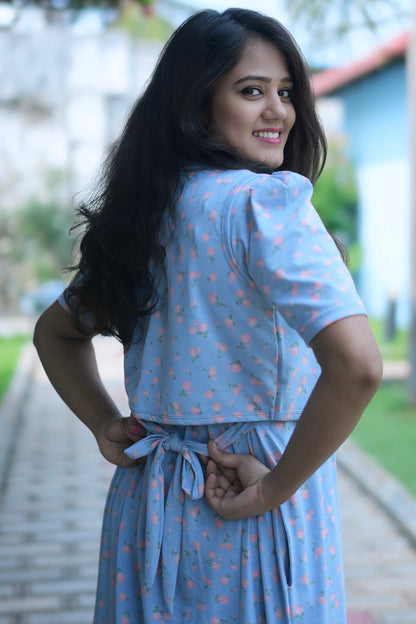 BlueBloss (CASUAL LOUNGEWEAR COAT)