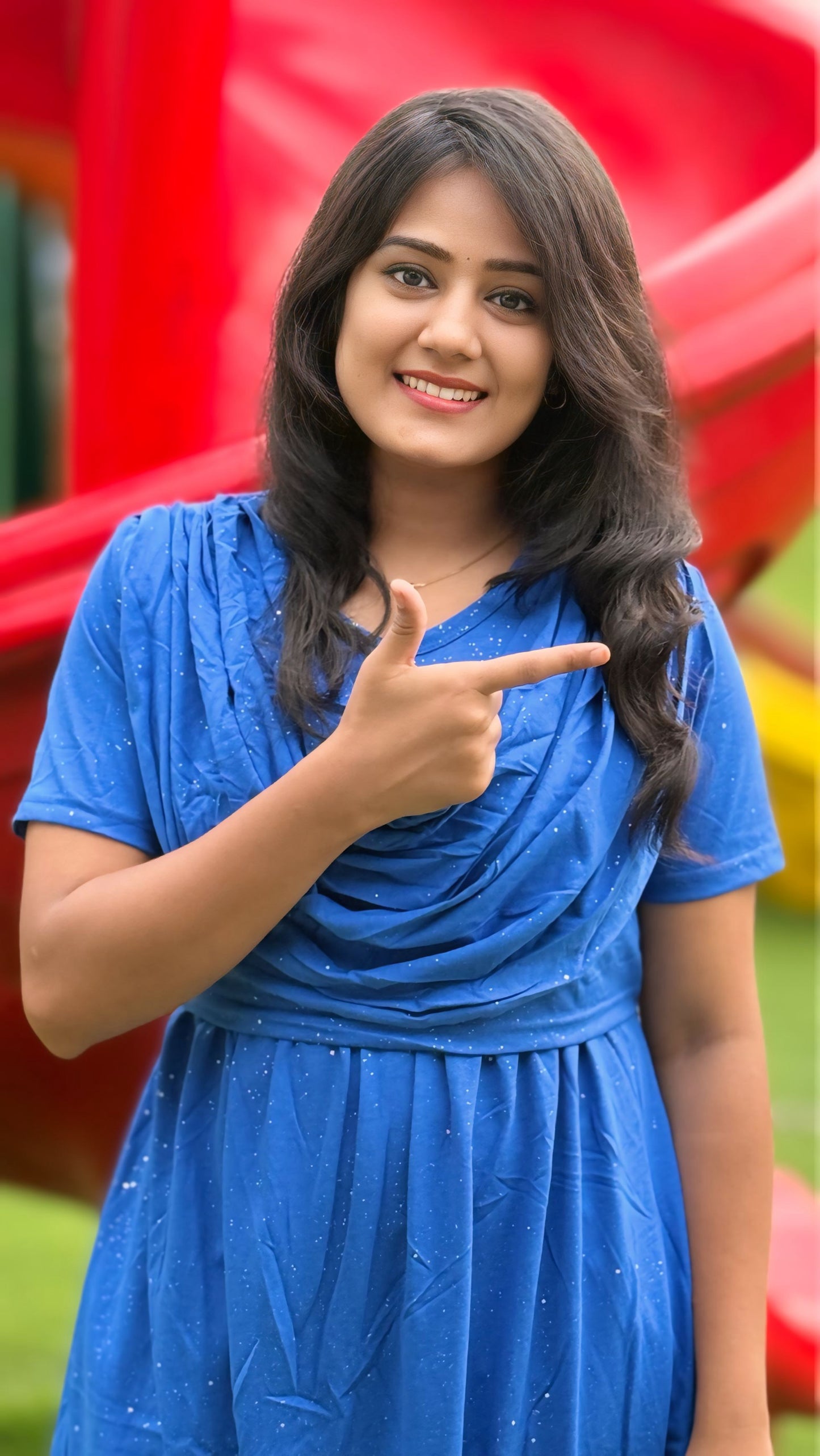 Glitter Blue (Zipless Maternity Shawl)