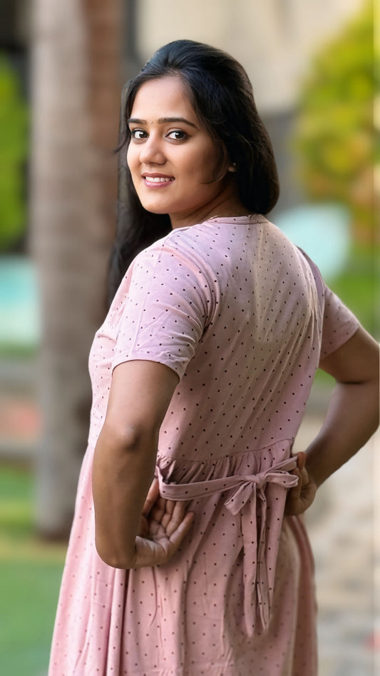 Blush & Boom (Zipless Maternity Shawl)