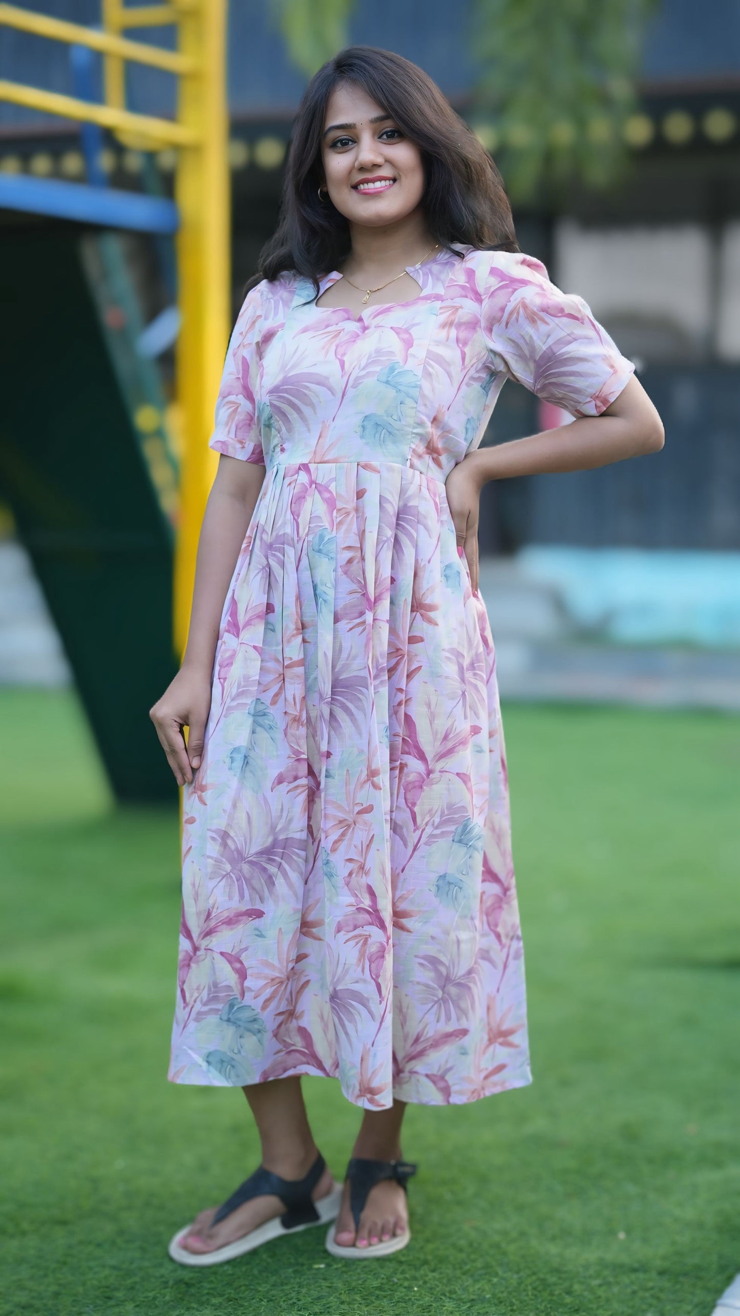 Maternity Cotton Kurti (Ethereal)