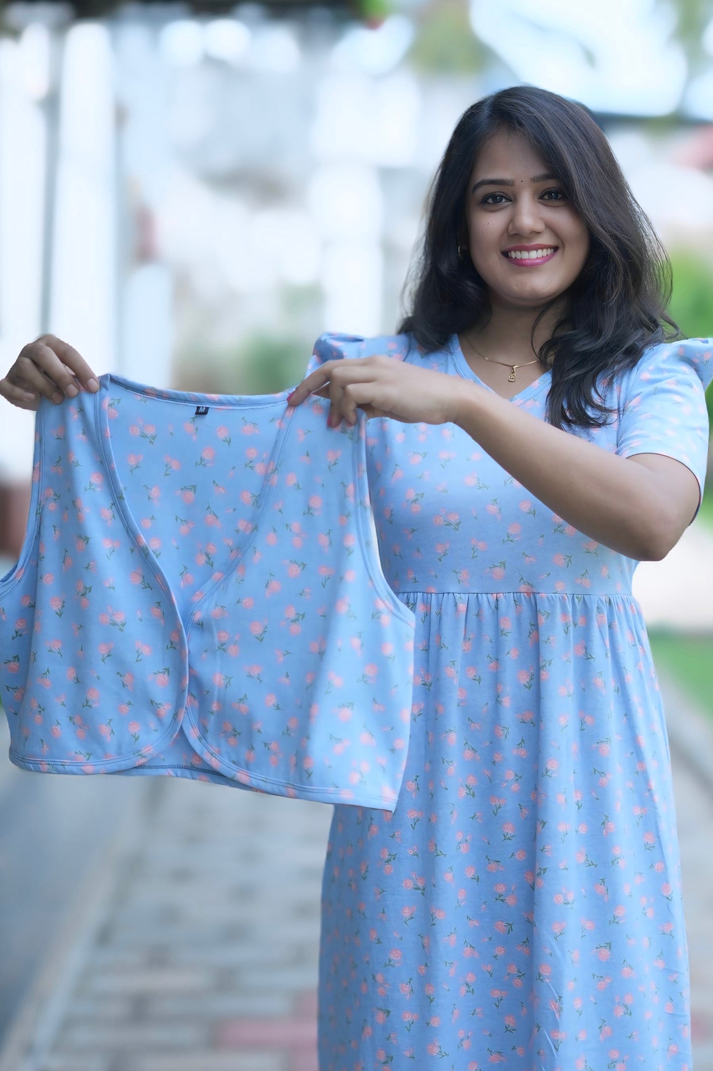 BlueBloss (CASUAL LOUNGEWEAR COAT)