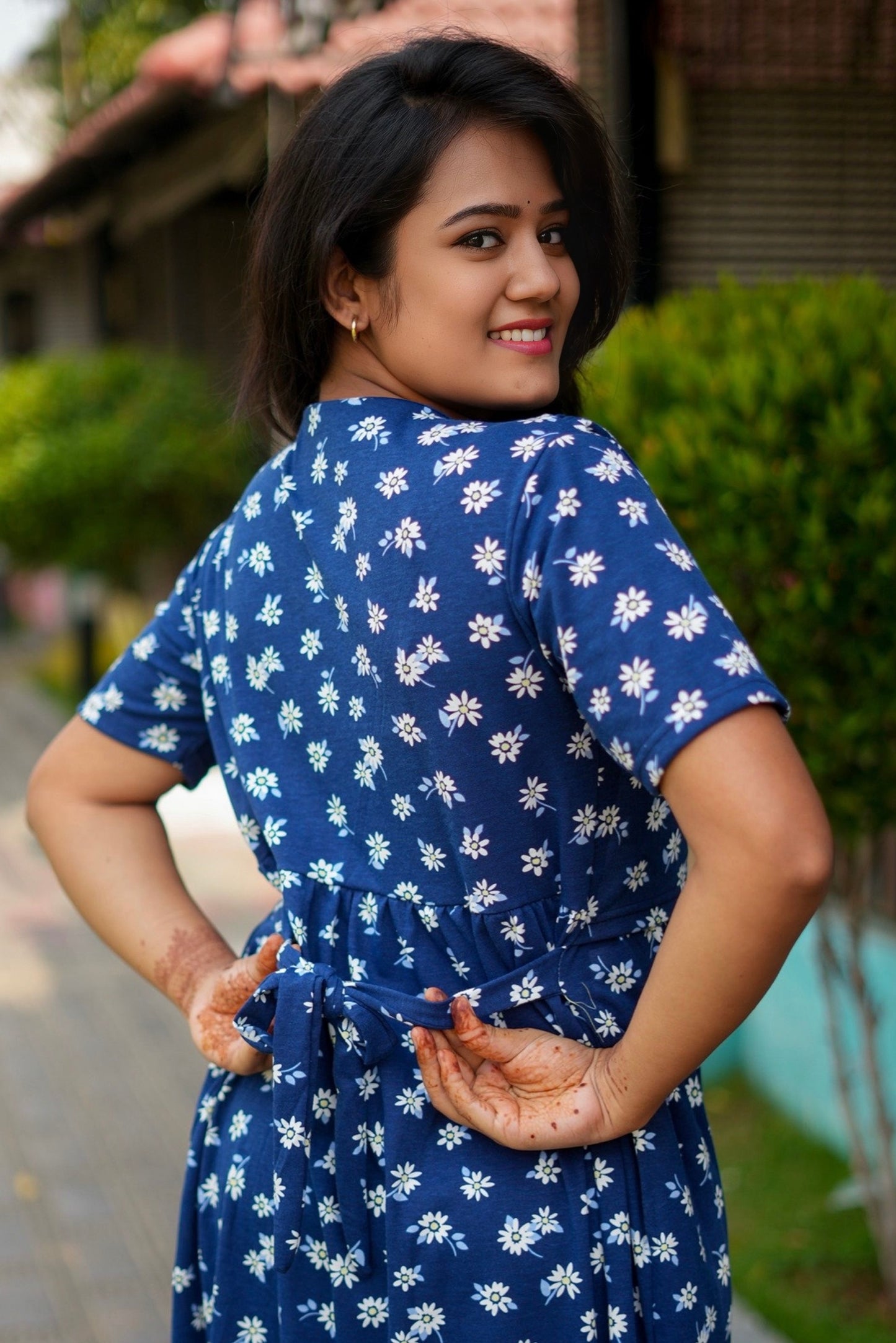 Azure (Zipless Maternity Shawl)