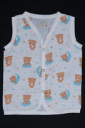 Muslin Snap Button Jabla Sleeve Less