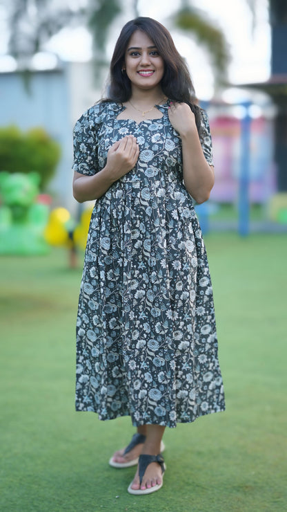 Maternity Cotton Kurti (BloomVanta)