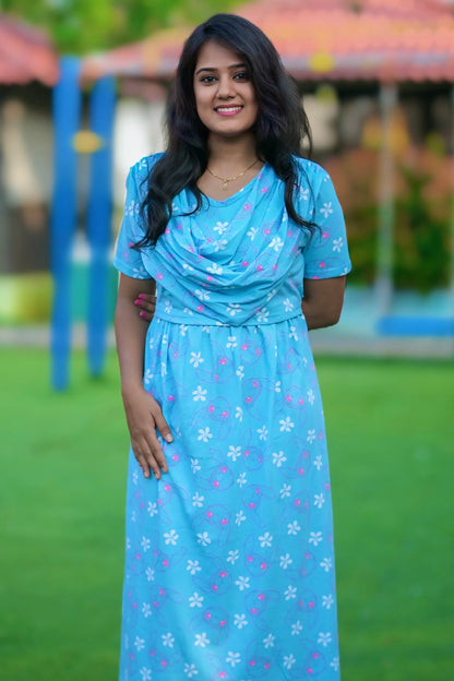 LunaBlu (Zipless Maternity Shawl)