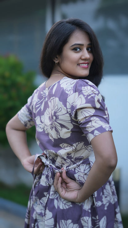 Maternity Cotton Kurti (LavishLavender)