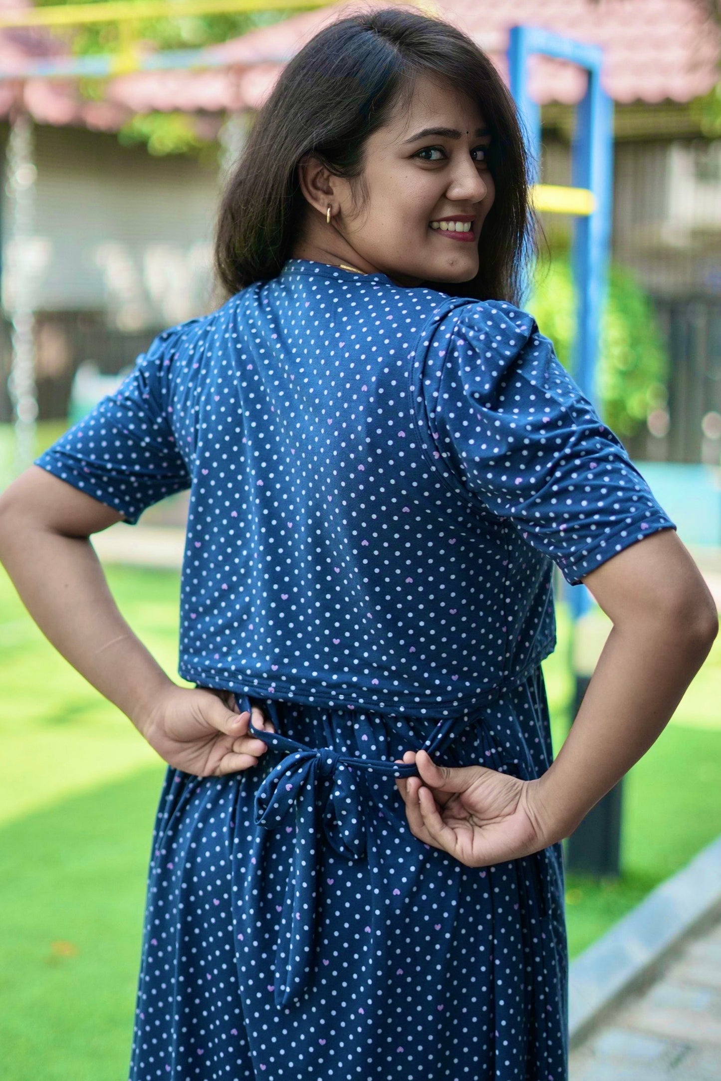 MATERNITY REMOVABLE COAT (Freckled)