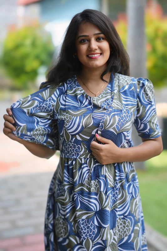 MATERNITY REMOVABLE COAT (BlueMystique)