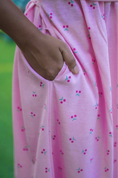 CherryPink (Zipless Maternity Shawl)