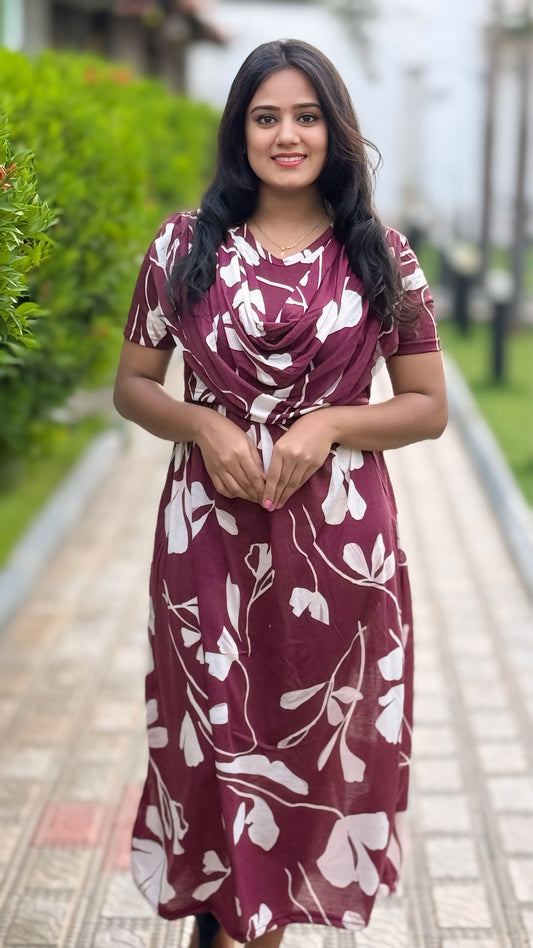 Merun Rosavine (Zipless Maternity Shawl)