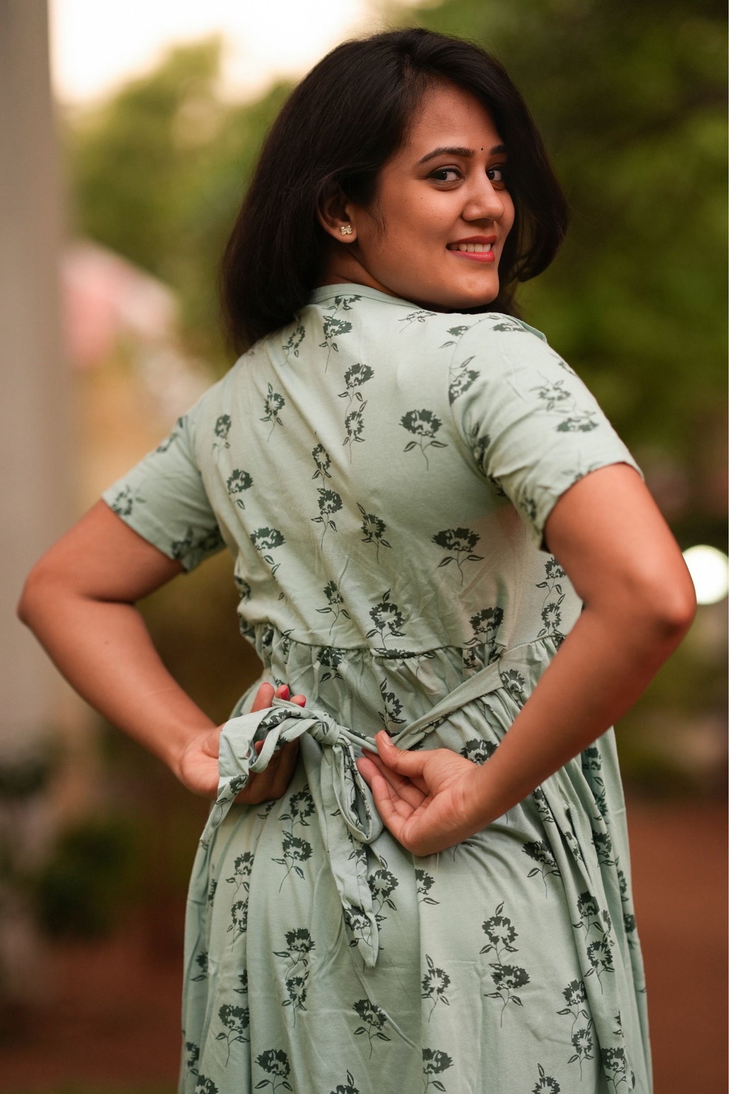 Mild Green (Casual Loungewear Shawl)