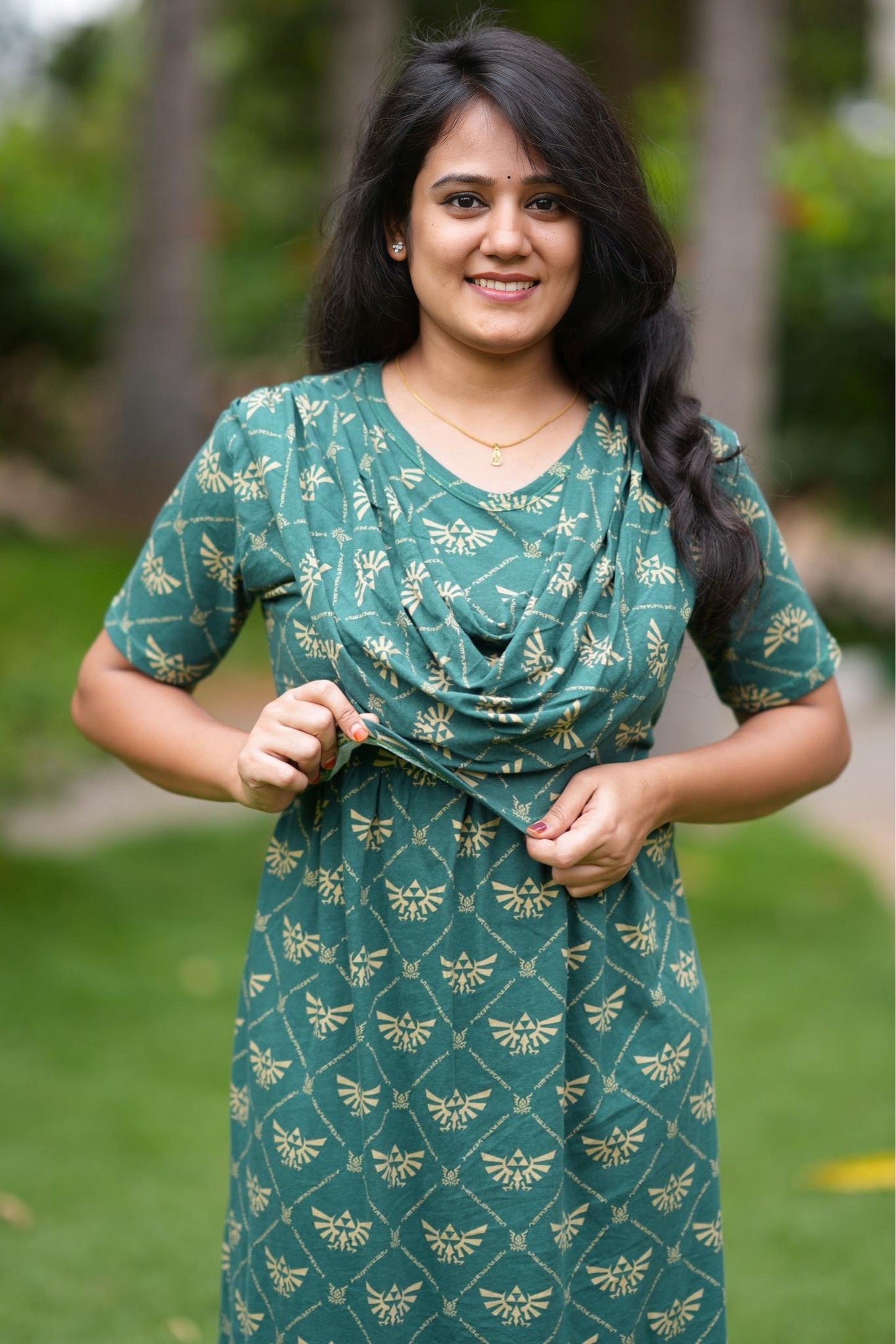 Galaxy Glow (Zipless Maternity Shawl)