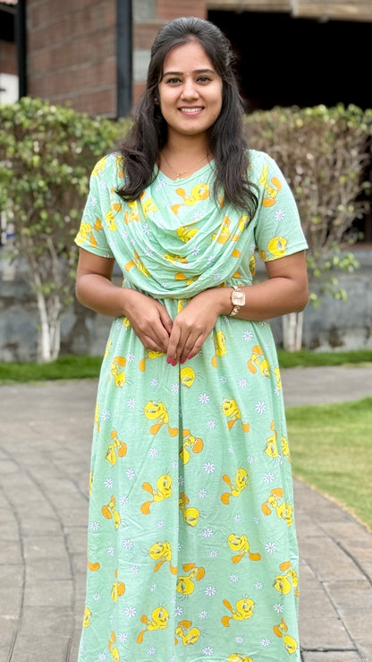 Greeny Duck (Casual Loungewear Shawl)