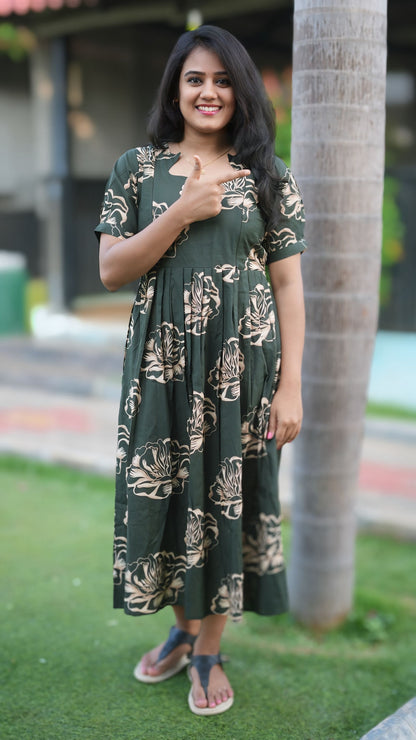 Maternity Cotton Kurti (Emeraluxe)