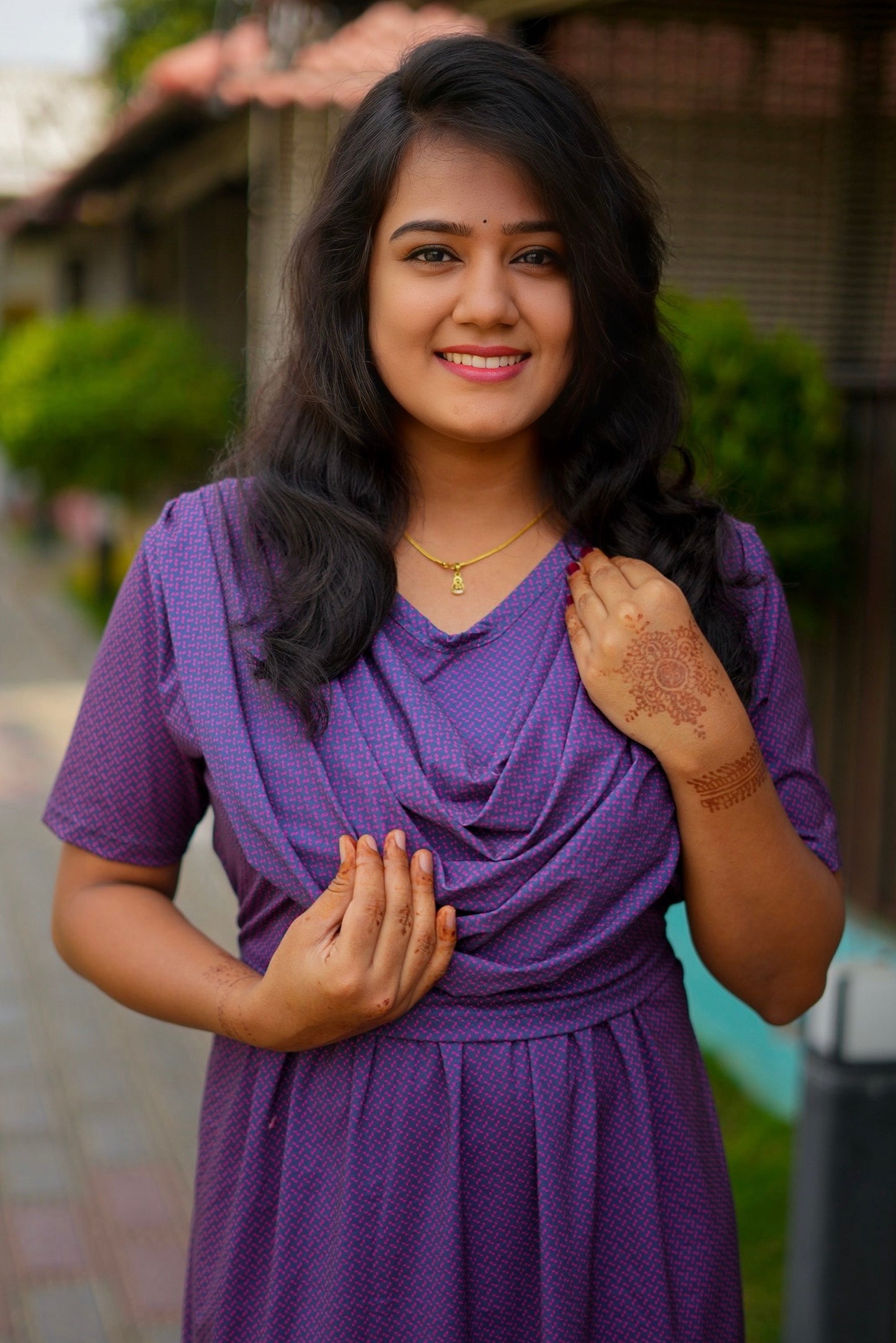 Amethyst (Zipless Maternity Shawl)