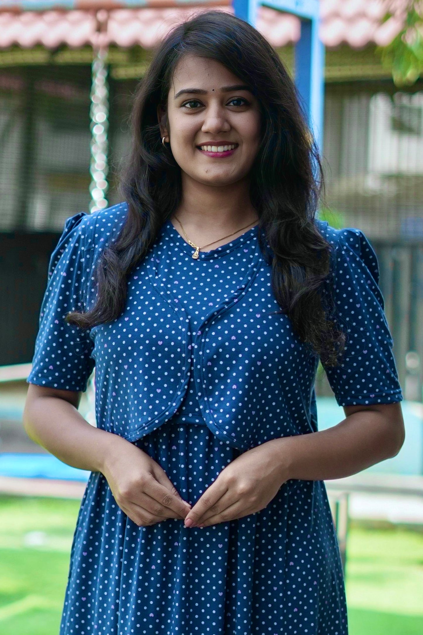 MATERNITY REMOVABLE COAT (Freckled)