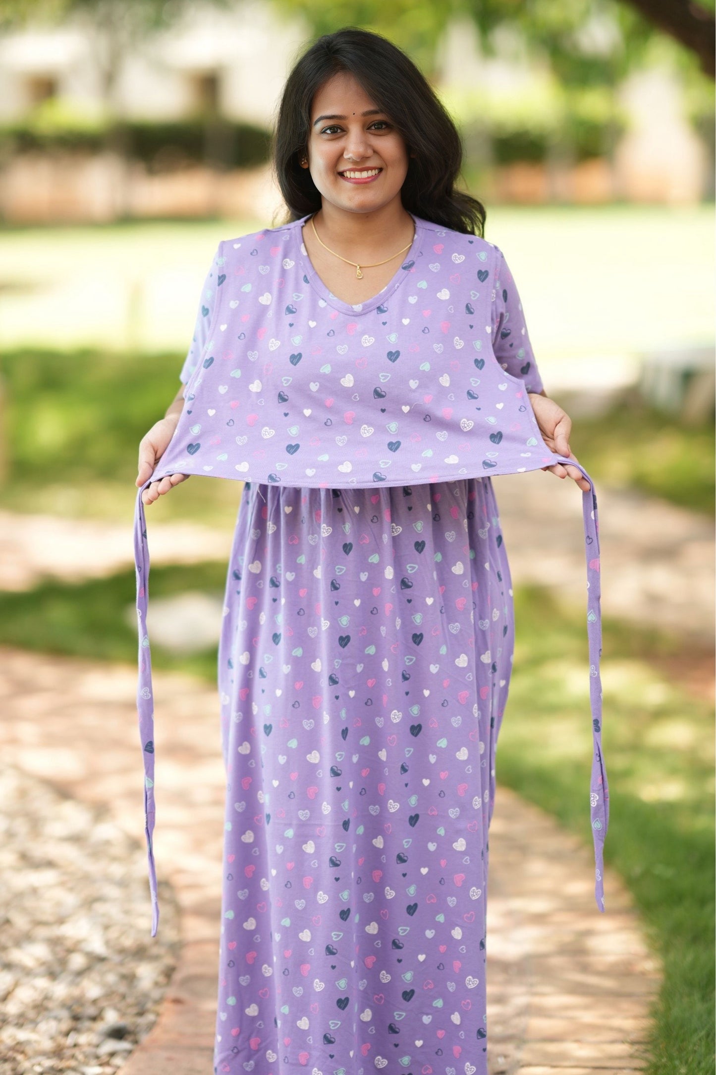 Pastel Hearts (Feeding Cover)