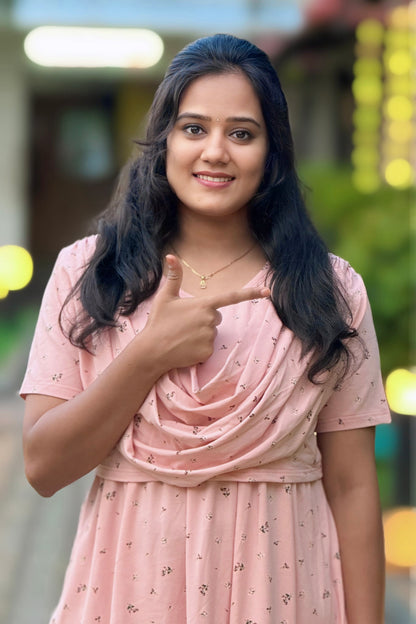 Mild Glow (Zipless Maternity Shawl)