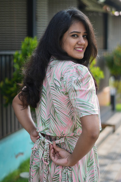 MATERNITY REMOVABLE COAT (RoséLeaf)