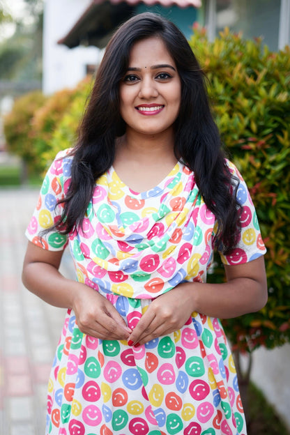 Smiley (Casual Loungewear Shawl)