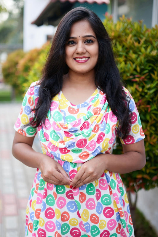 Smiley (Casual Loungewear Shawl)