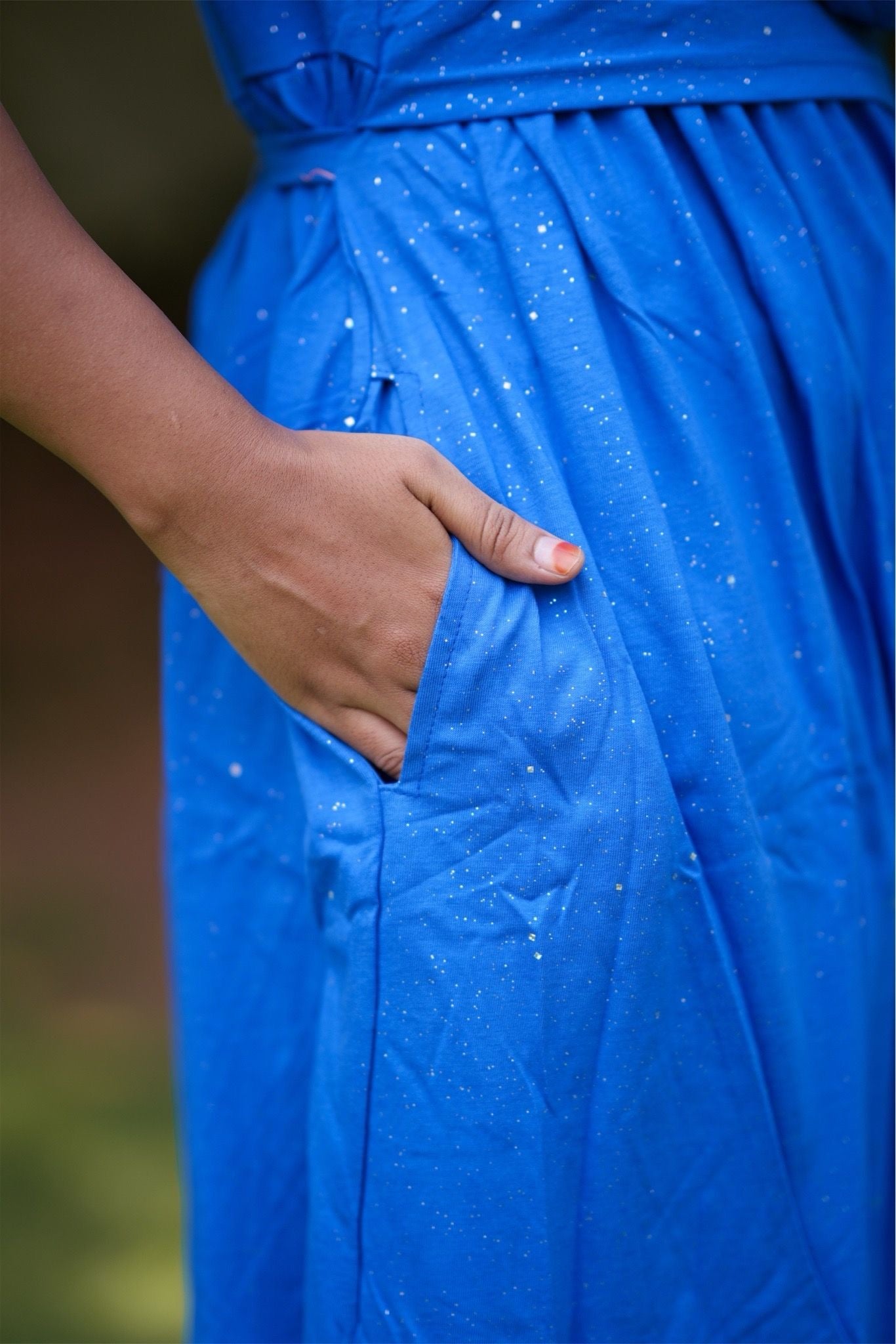 Dark sky Blue (Zipless Maternity Shawl)
