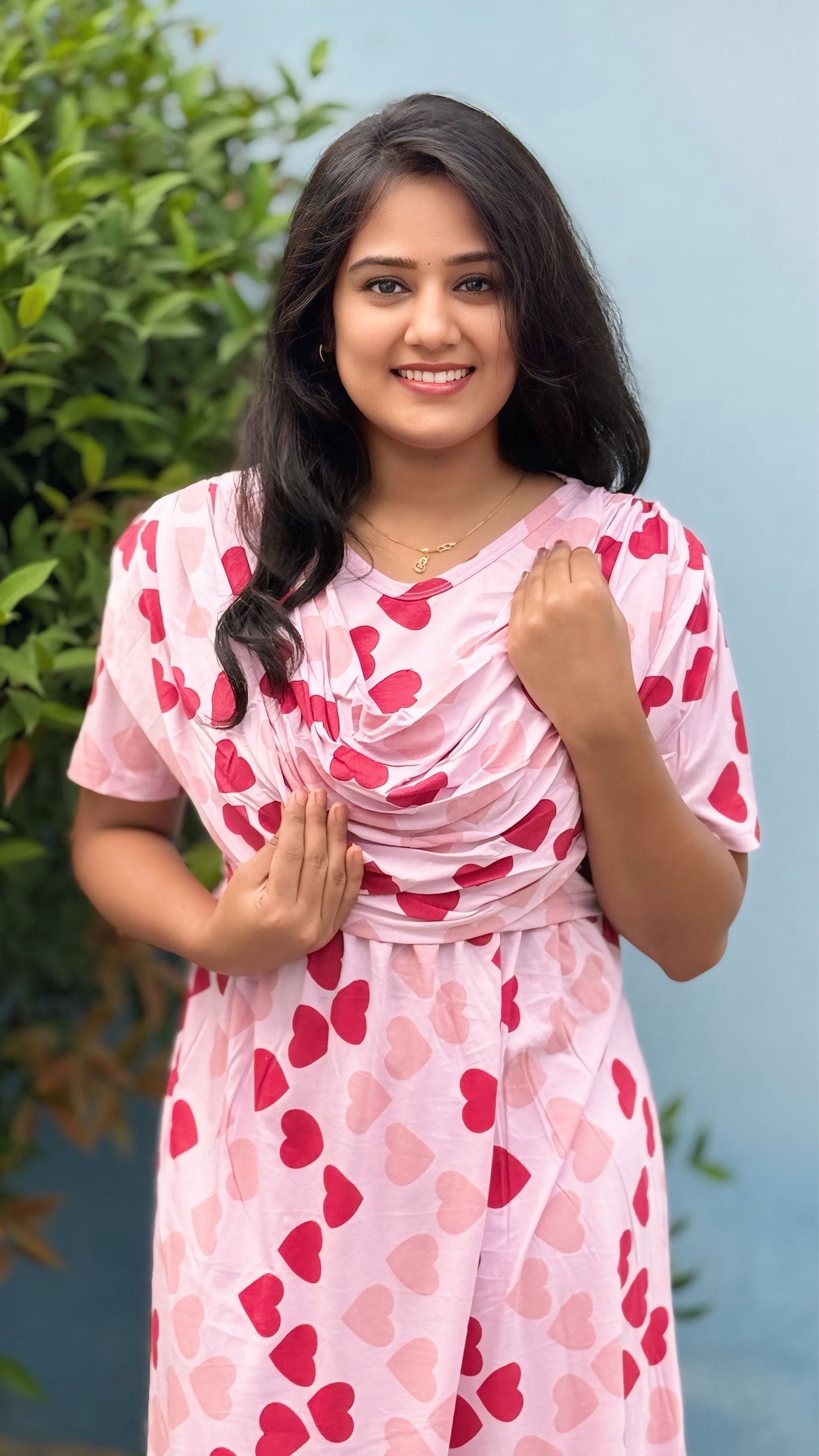 Heartelle (Zipless Maternity Shawl)