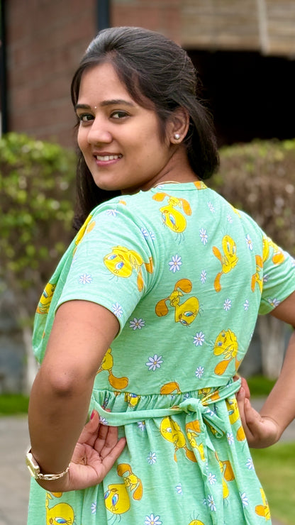 Greeny Duck (Casual Loungewear Shawl)