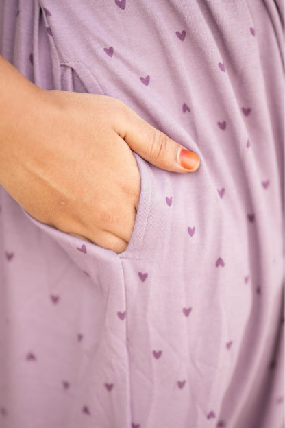 Lavender (Zipless Maternity Shawl)