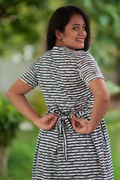 Pre Book - Rosé Stripe (Feeding Cover)
