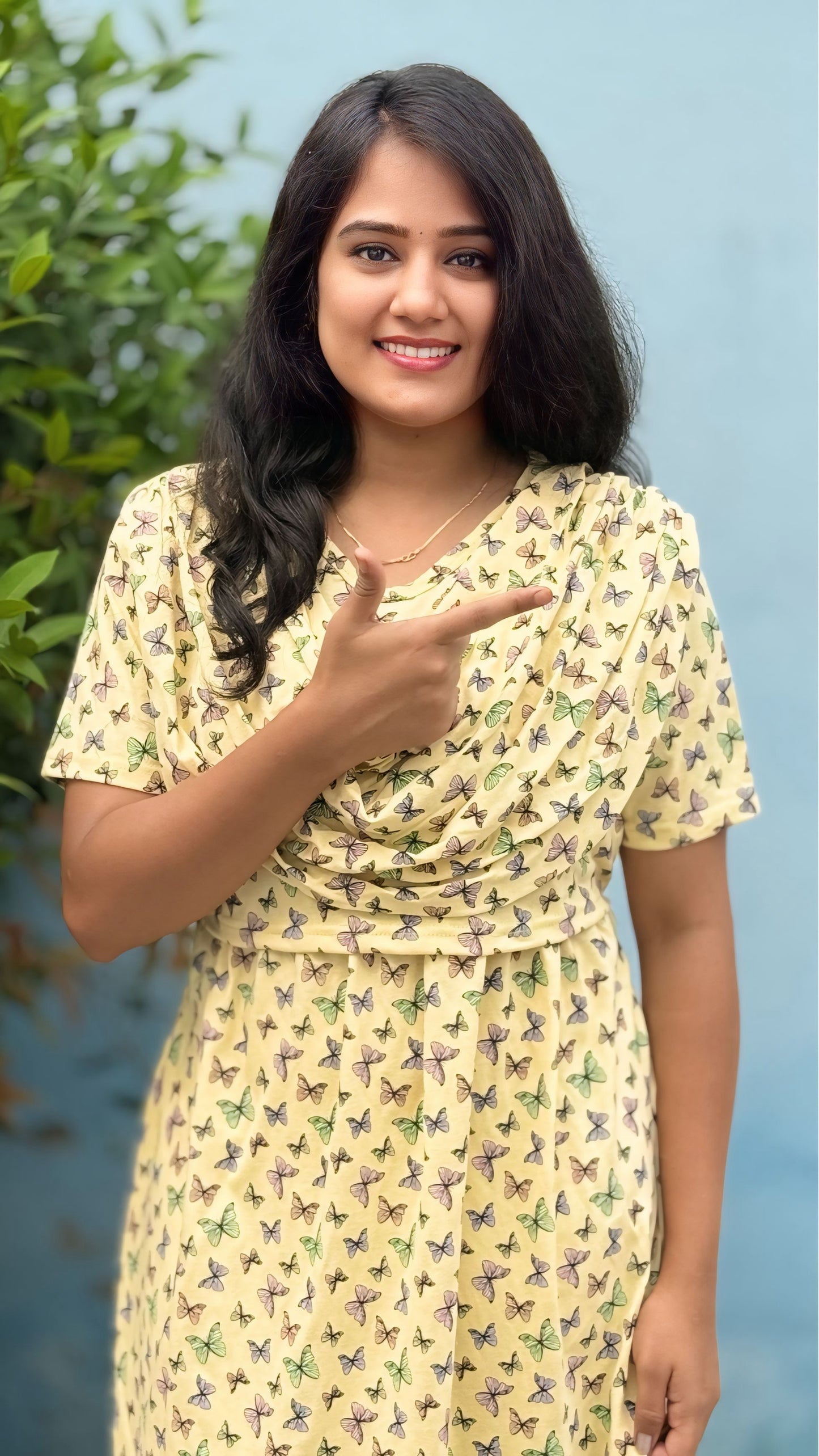 Florelle (Zipless Maternity Shawl)