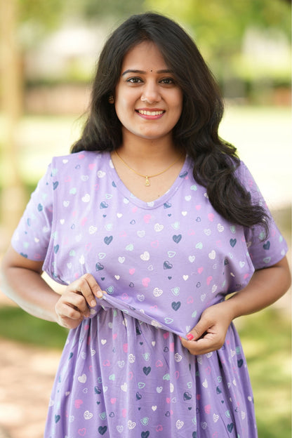 Pastel Hearts (Feeding Cover)