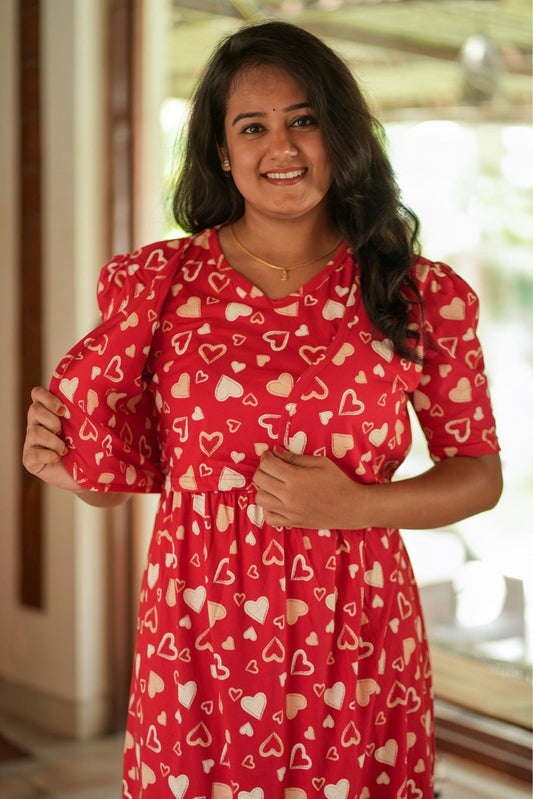 MATERNITY ATTACHED COAT (Heartful)