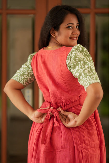 Premium Muslin Cotton  (Floral Fusion)
